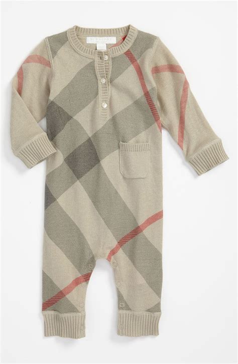 burberry romper baby|newborn baby boy Burberry clothes.